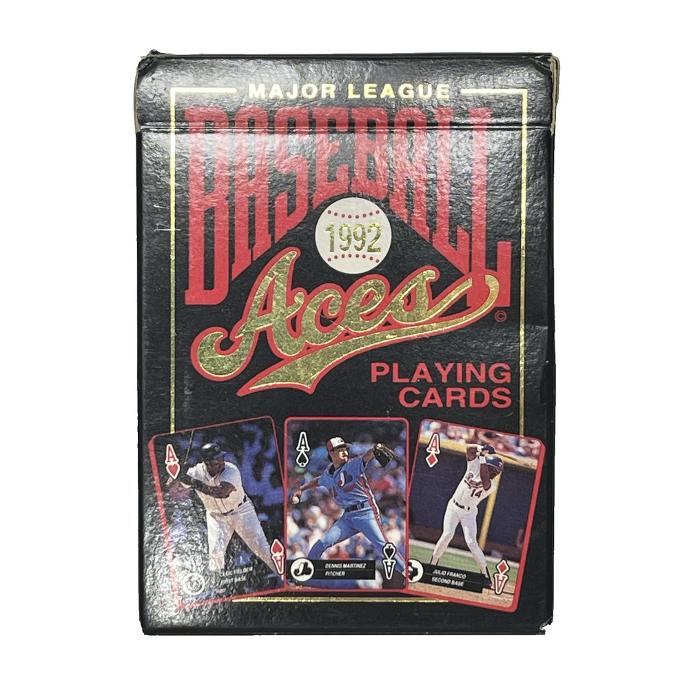 1992 US Playing Cards Baseball Aces Factory Set 54 Cards Ken Griffey Jr